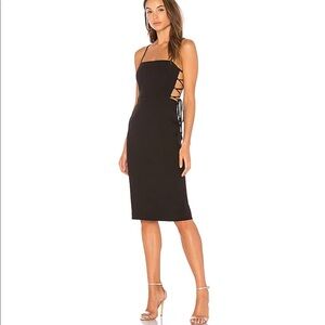 BCBGMaxAzria Esmee Lace Up Dress